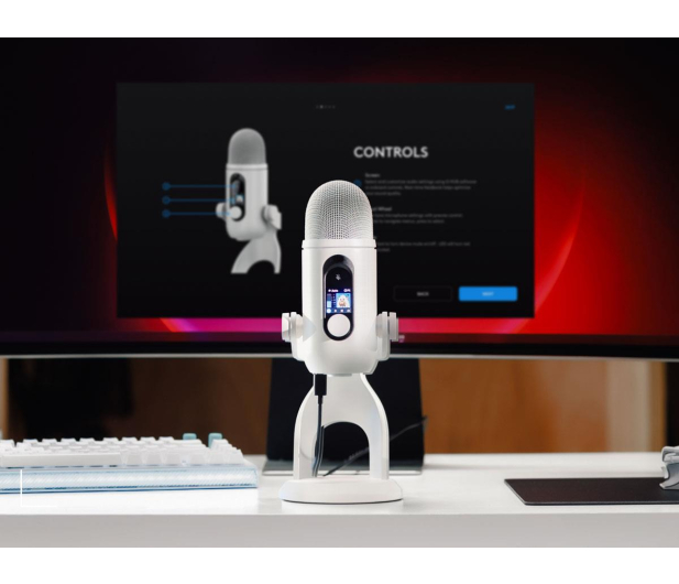 Logitech Yeti 2 biały - 1598710 - zdjęcie 5